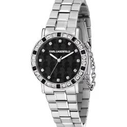 Karl Lagerfeld Montre Acier<Montre Femme Crystals - R0553100502 Bracelet Acier Argent