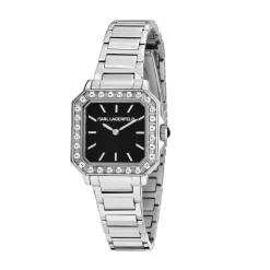 Karl Lagerfeld Montre Acier<Montre Femme Square Classics - R0553102502 Bracelet Acier Argent