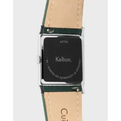 Kelton Montre Cuir<Montre Femme Astre argent Epsom green - 9123452