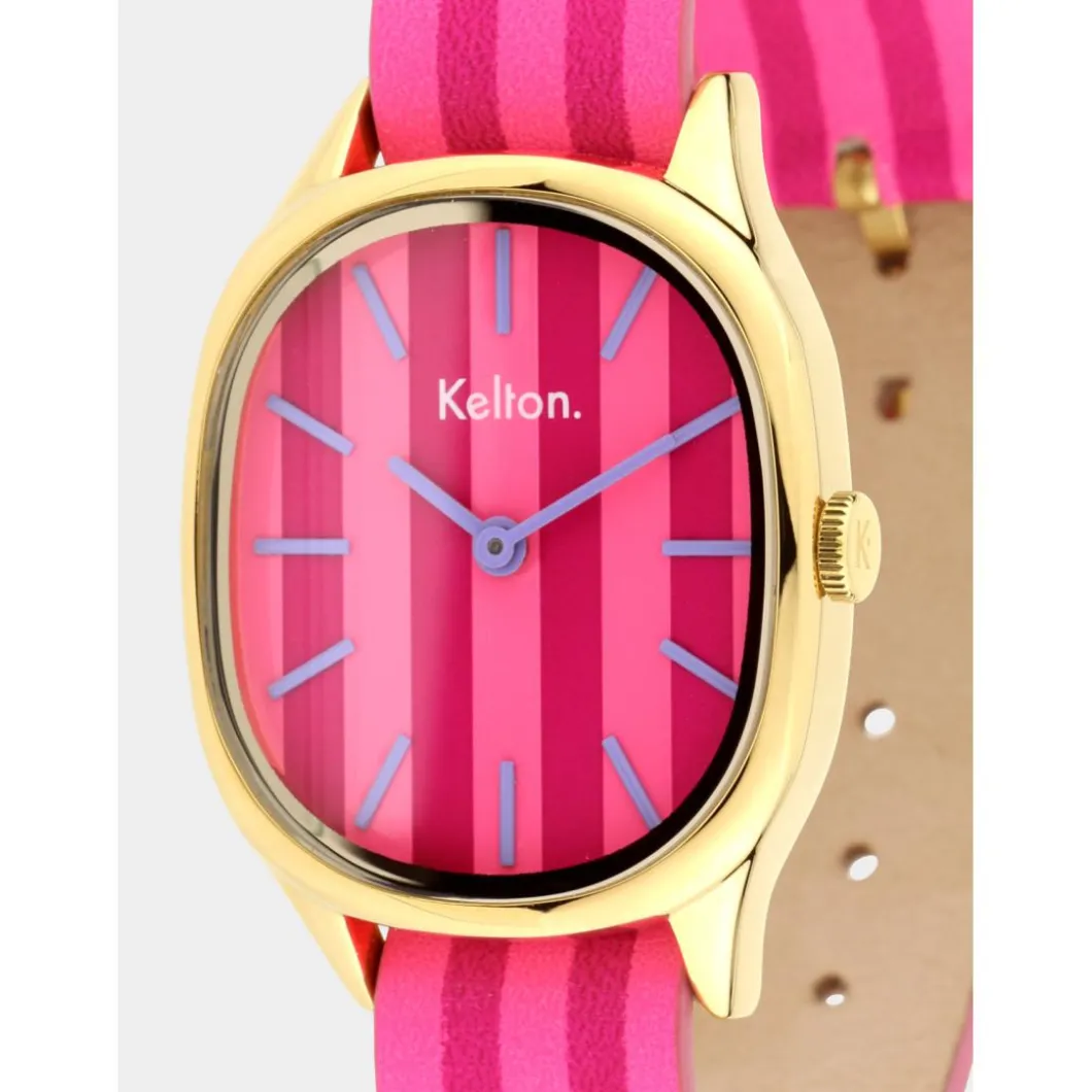 Kelton Montre Cuir<Montre Femme Colorama Fraise-framboise - 9125022