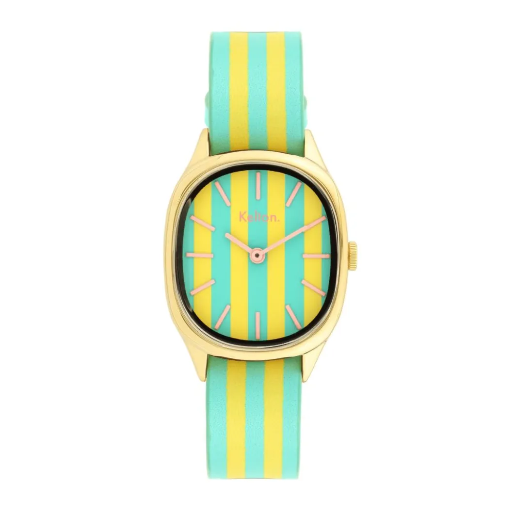Kelton Montre Cuir<Montre Femme Colorama Citron-basilic - 9125082