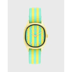 Kelton Montre Cuir<Montre Femme Colorama Citron-basilic - 9125082
