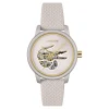 Lacoste Montre Cuir<Montre Femme .12.12 Automatique - 2001467 Bracelet Cuir Blanc