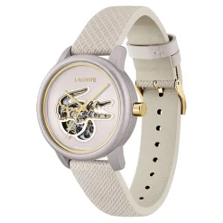 Lacoste Montre Cuir<Montre Femme .12.12 Automatique - 2001467 Bracelet Cuir Blanc