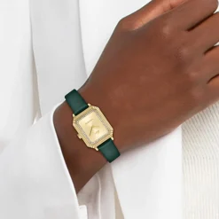 Lacoste Montre Cuir<Montre Femme Parisienne - 2001442 Bracelet Cuir Vert