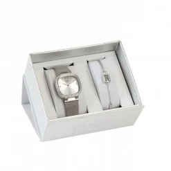 Guess Montre Acier<Montre femme LADIES TREND JUBS01531JWRHS avec bracelet en acier argenté