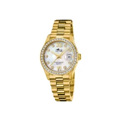 Lotus Montre Acier<Montre Femme Freedom Collection - L18979-1 Bracelet Acier Doré