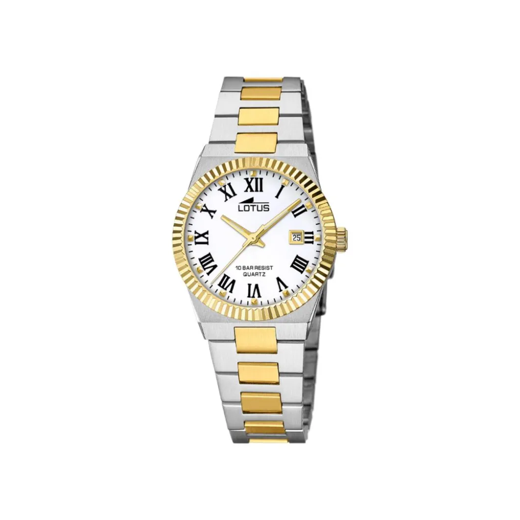 Lotus Montre Acier<Montre Femme Freedom Collection - L18839-4 Bracelet Acier Bicolore