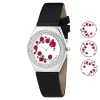 So Charm Montres Montre Cuir<Montre Femme MF316-COQUELICOT-NOIR - So Charm
