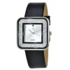 So Charm Montres Montre Cuir<Montre femme MF441-DIAMANT-CUIR - Bracelet en Cuir Noir