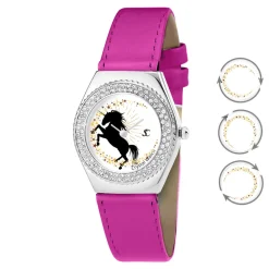 So Charm Montres Montre Cuir<Montre Femme MF316-LICORNE-FUSHIA - So Charm
