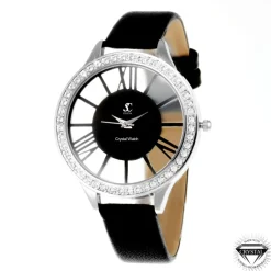 So Charm Montres Montre Cuir<Montre Femme MF301-NOIR - So Charm