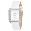 Disney Montre Cuir<Montre femme MF436-ORROSE - Bracelet en Cuir Blanc