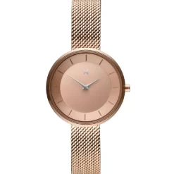 MVMT Montre Acier<Montre Femme D-FB01-RGS - Bracelet Acier Milanais Doré Rose