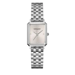 Naf Naf Montre Acier<Montre Femme - NAFW1027 Bracelet Acier Argenté