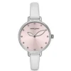 Naf Naf Montre Cuir<Montre Femme - NAFW1014 Bracelet Cuir Blanc
