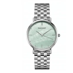 Naf Naf Montre Acier<Montre Femme - NAFW1121 Bracelet Acier Argenté