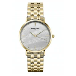 Naf Naf Montre Acier<Montre Femme - NAFW1122 Bracelet Acier Doré