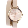 Oui & Me Montre Cuir<Montre Femme Petite Fleurette ME010049 - Bracelet Cuir Rose