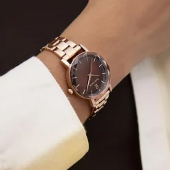 Pierre Lannier Montre Acier<Montre Femme - 012P988 Multiples Bracelet Acier Doré-rose