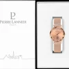 Pierre Lannier Montre Acier<Montre Femme Coeur Battant - 099K958 Bracelet Acier Doré rose