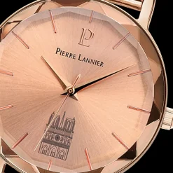 Pierre Lannier Montre Acier<Montre Femme Coeur Battant - 099K958 Bracelet Acier Doré rose