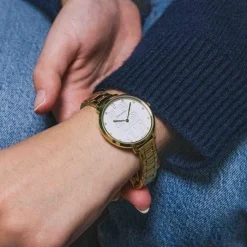 Pierre Lannier Montre Acier<Montre Femme Cœur Battant - 097N502 Bracelet Acier Doré