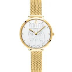 Pierre Lannier Montre Acier<Montre Femme Coeur Battant - 096K502 Bracelet Acier Doré