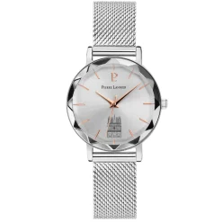Pierre Lannier Montre Acier<Montre Femme Coeur Battant - 098K621 Bracelet Acier Argenté