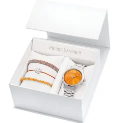 Pierre Lannier Montre Fabriquée En France<Montre Femme Roxane - 376F651 Bracelet Acier Argent