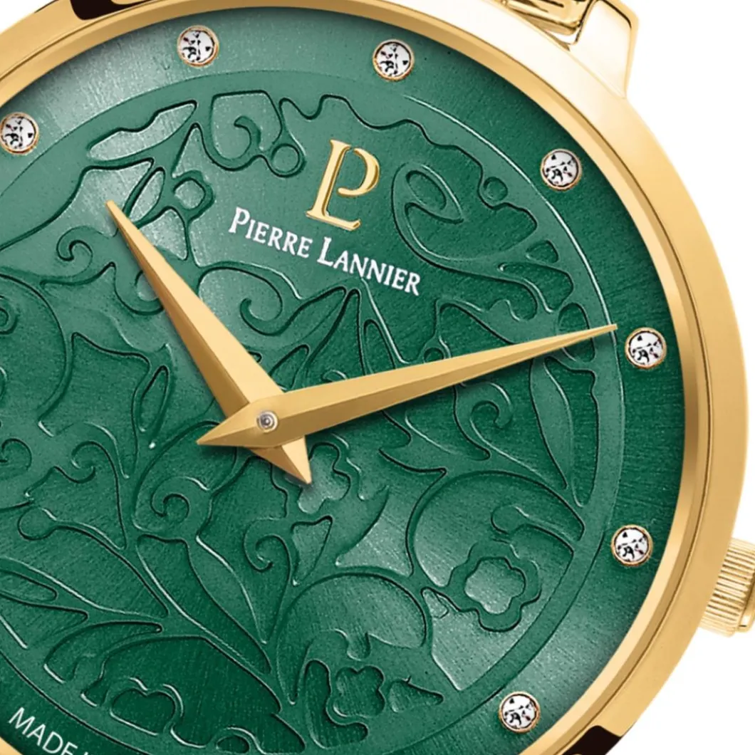 Pierre Lannier Montre Acier<Montre Femme - 044N572 Eolia Bracelet Acier Doré