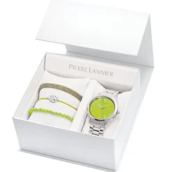 Pierre Lannier Montre Fabriquée En France|Montre Acier<Montre Femme Roxane - 376F671 Bracelet Acier Argent