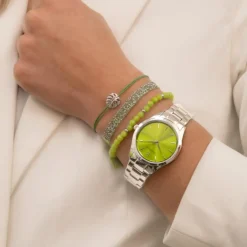 Pierre Lannier Montre Fabriquée En France|Montre Acier<Montre Femme Roxane - 376F671 Bracelet Acier Argent