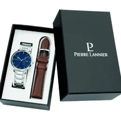 Pierre Lannier Montre Cuir<Montre Femme - 392C161 Data Bracelet Cuir Brun