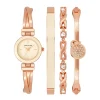 Anne Klein Montre Acier<Montre femme Promo Box Set AK-3284LPST - Bracelet Doré rose