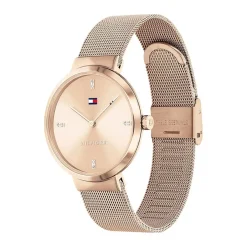 Tommy Hilfiger Montres Montre Acier<Montre Femme 1782218 - Bracelet Acier Doré rose