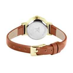 Trendy Kiss Montre Cuir<Montre Femme Justine - TC10174-02 Bracelet Cuir Marron