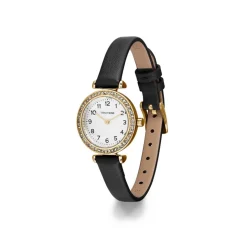 Trendy Kiss Montre Cuir<Montre Femme Adèle - TC10165-03 Bracelet Cuir Noir