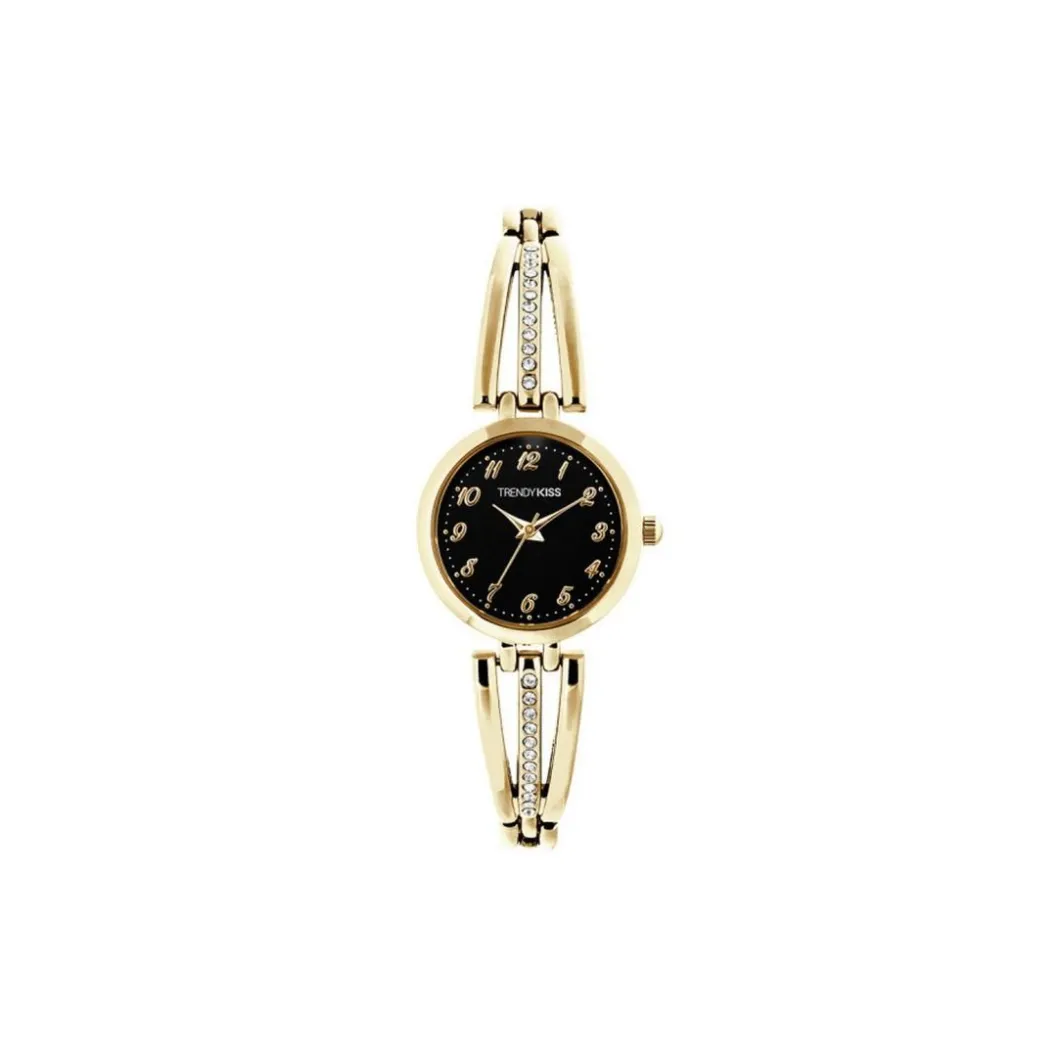 Trendy Kiss Montre Acier<Montre Femme Marquise - TM10177-01 Bracelet Acier Doré