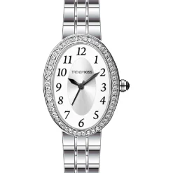 Trendy Kiss Montre Acier<Montre Femme Marguerite - TM10175-01 Bracelet Acier Argent