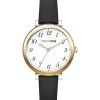 Trendy Kiss Montre Cuir<Montre Femme Erin - TC10166-01 Bracelet Cuir Noir