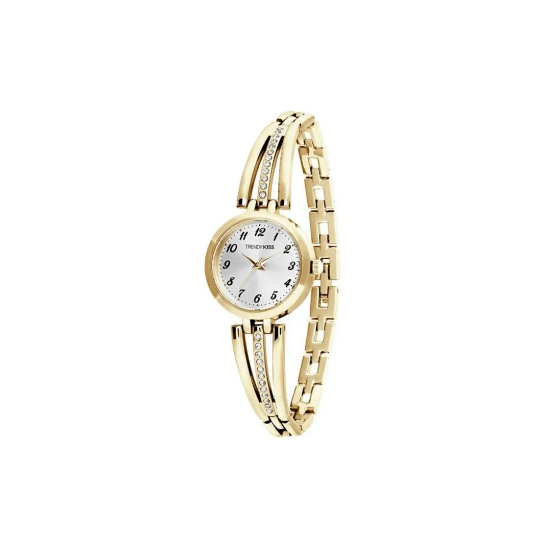 Trendy Kiss Montre Acier<Montre Femme Marquise - TM10177-02 Bracelet Acier Doré