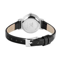 Trendy Kiss Montre Cuir<Montre Femme Justine - TC10174-03 Bracelet Cuir Noir