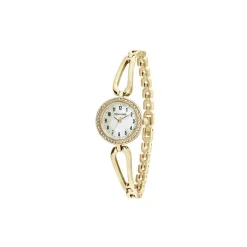 Trendy Kiss Montre Acier<Montre Femme Juliette Pierres - TM10178-02 Bracelet Acier Doré