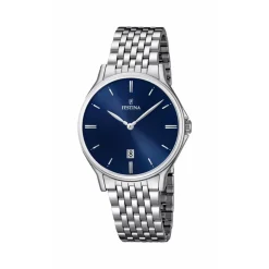 Festina Montre Acier<Montre F16744-3 - Femme Argent Bleue Acier
