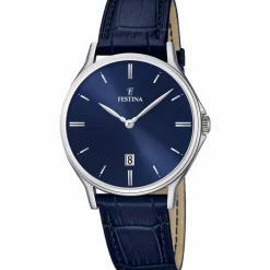 Festina Montre Cuir<Montre F16745-3 - Montre Bleue Cuir Montres
