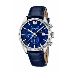 Festina Montre Cuir<Montre F16760-3 - Montre Cuir Bleue Montres