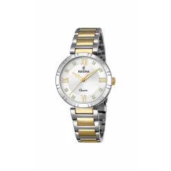 Festina Montre Acier<Montre Mademoiselle F16937-A - Bicolore Acier Doré