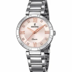 Festina Montre Acier<Montre MADEMOISELLE F16936-C - Montre ACIER CADRAN ROSE BRACELET ACIER Montres