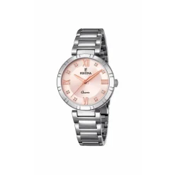 Festina Montre Acier<Montre MADEMOISELLE F16936-C - Montre ACIER CADRAN ROSE BRACELET ACIER Montres